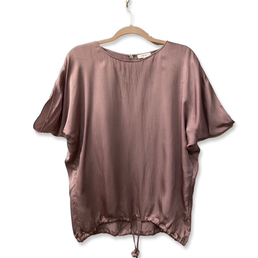Reiss Short Sleeve Blouse - Size 4 (US)